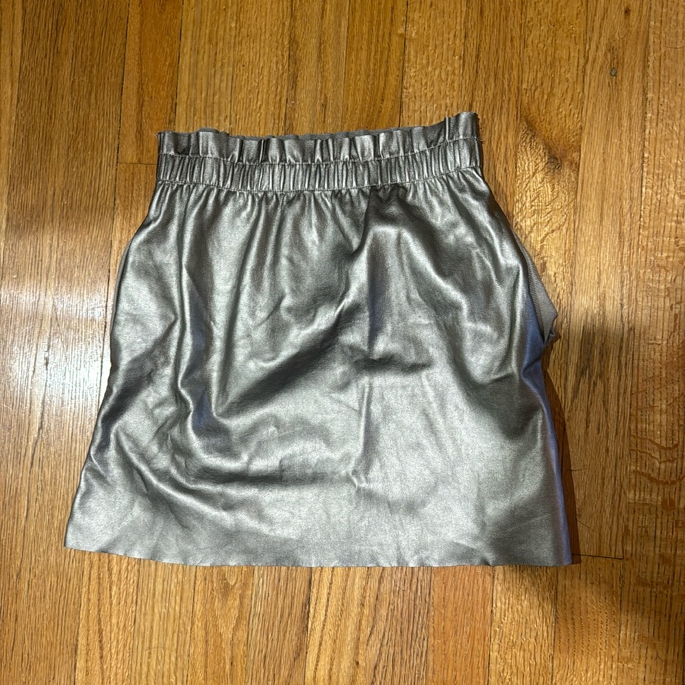 Metallic Zara skirt never worn size small